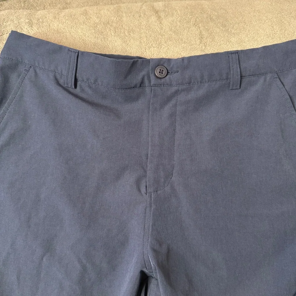 1764 Signature Xander Mens Performance Golf Shorts‎ Navy Blue Size 36 Active